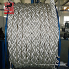 Ultra- -high molecular weight polyethylene fiber rope UHMWPE rope braided marine mooring rope